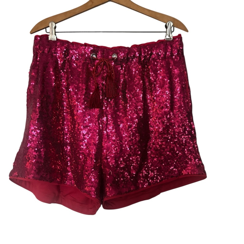 Sequined Shorts Women's XL New - Picture 3 of 10